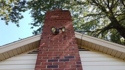 Tuckpointing for a Brick Chimney
